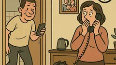 Dowcip: Mąż dzwoni z toalety do domu